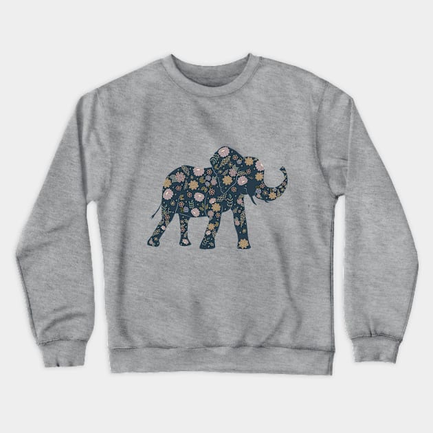 Garden Elephant Crewneck Sweatshirt by Created By EJF